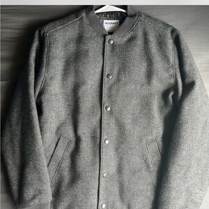 Old Navy Men's Charcoal Bomber Jacket